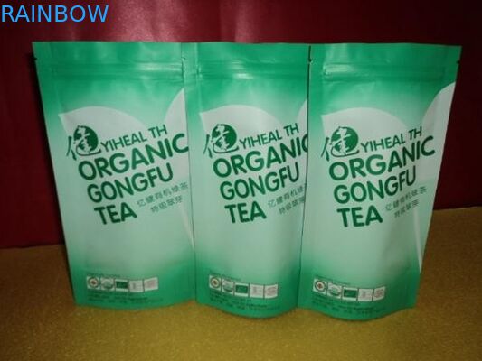 Χαριτωμένο κυρτό Lipton PET/συσκευάζοντας στάση Up/stand τσαντών τσαγιού VMPET/PE επάνω στην τσάντα για το τσάι