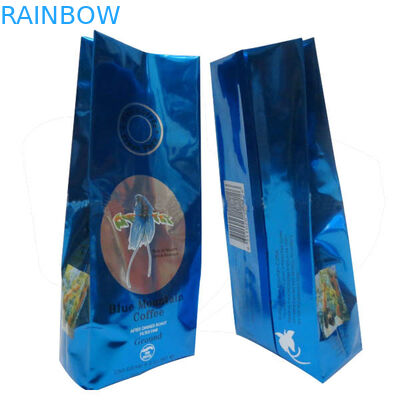 Τσάντα καφέ φύλλων αλουμινίου σχεδίου συνήθειας με μια βαλβίδα, πράσινος/το Μαύρο εξαέρωσης τρόπων