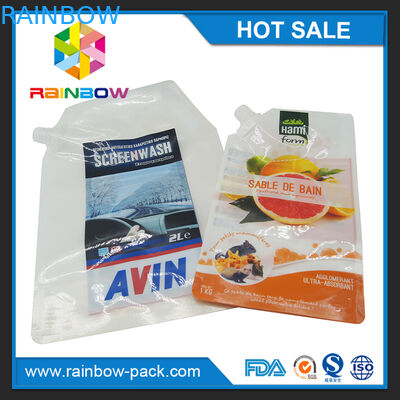 Η προσαρμοσμένη επαναχρησιμοποιήσιμη πλαστική στάση συμπιέζει επάνω τη σακούλα για τις παιδικές τροφές/το χυμό/τη σούπα