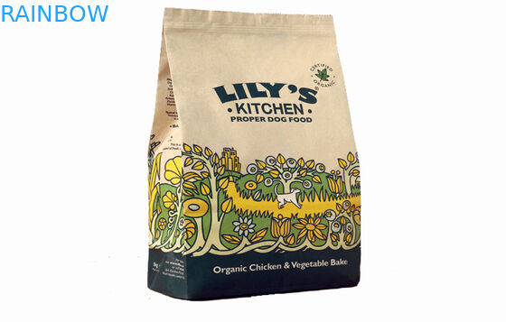 Ασημένια χρυσή συσκευασία σακουλών φύλλων αλουμινίου για ξηρό - φρούτα, πρόχειρο φαγητό, τσάι, καφές