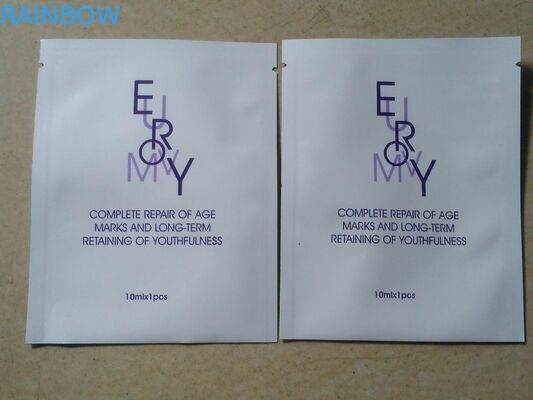 Η του προσώπου συσκευασία σακουλών φύλλων αλουμινίου αργιλίου μασκών με την εγκοπή δακρυ'ων/κρεμά την τρύπα