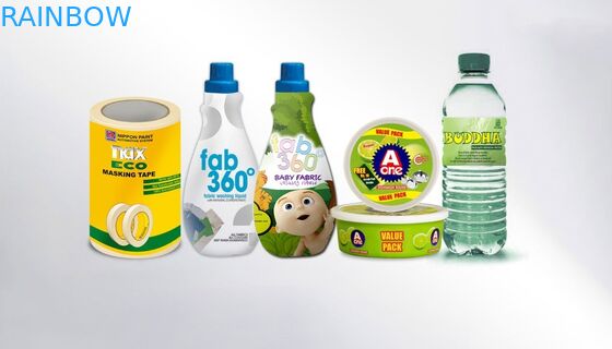 Το PVC/η PET συρρικνώνεται τις ετικέτες μανικιών συρρικνώνεται τα μανίκια περικαλυμμάτων για τα μπουκάλια/τα δοχεία