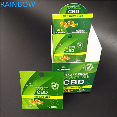 CBD gummy αντέχει συσκευασία καρτών εγγράφου φουσκαλών χαπιών αυξήσεων φύλων συσκευασίας την αρσενική