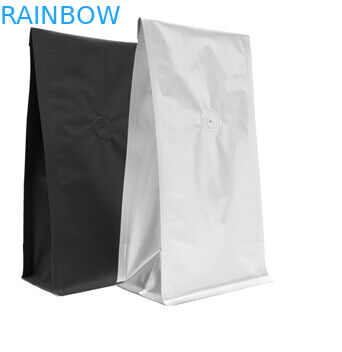 Συγκολλημένη με θερμότητα συσκευασία βαθμού τροφίμων καφέ εγγράφου της Kraft επίπεδων κατώτατων σημείων σακούλα