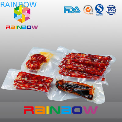 Τροφική ποιότητα NY PE Διαφανής σφραγίδα κενού Τροφική συσκευασία με αντλία αέρα