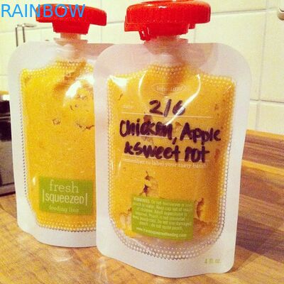 Επαναχρησιμοποιήσιμη υγρή σακούλα σωλήνων τροφίμων πιστοποίησης FDA με leakproof