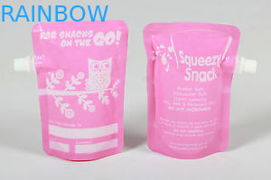 Επαναχρησιμοποιήσιμη υγρή σακούλα σωλήνων τροφίμων πιστοποίησης FDA με leakproof