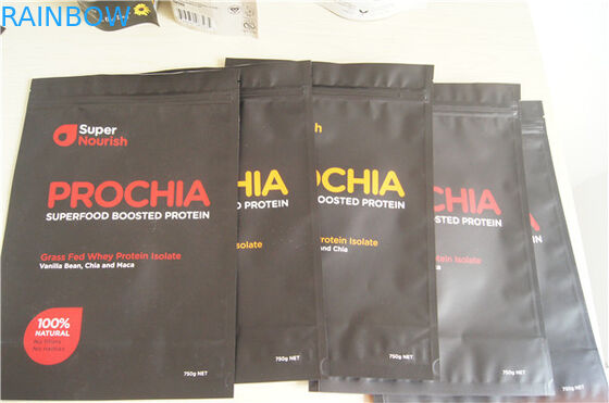 Προσαρμοσμένη στάση εκτύπωσης επάνω στη συσκευάζοντας τσάντα σακουλών φύλλων αλουμινίου για την πρωτεϊνική σκόνη