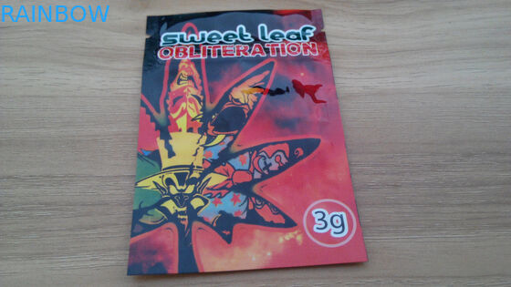 UK 1g, 3g γλυκές φύλλων βοτανικές θυμιάματος τσάντες σκονών συσκευασίας/έρευνας χημικές με το φερμουάρ