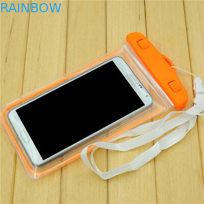 Καθολική αδιάβροχη τηλεφωνική τσάντα PVC 5.5 ίντσας για Iphone 6s 6 συν, ροζ/Oragne/μπλε