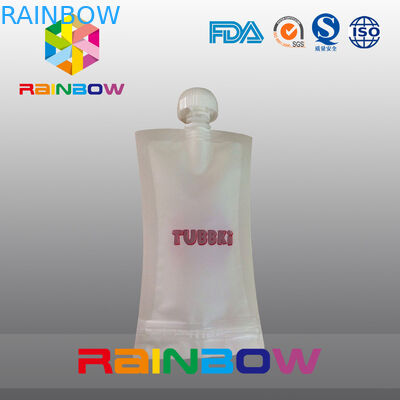 Συσκευασία σακουλών σωλήνων σακουλών παιδικών τροφών βαθμού τροφίμων με τους τοπ σωλήνες & το ανθεκτικό φερμουάρ