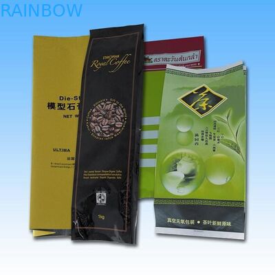 Gusset φύλλων αλουμινίου αργιλίου δευτερεύουσα συσκευασία σφραγίδων τετραγώνων, καφές/τσάντα Pacakging τσαγιού