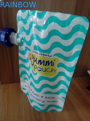 Επαναχρησιμοποιήσιμη αδιάβροχη συσκευάζοντας στάση σακουλών σωλήνων επάνω Ziplock στη σακούλα παιδικών τροφών με τους σωλήνες