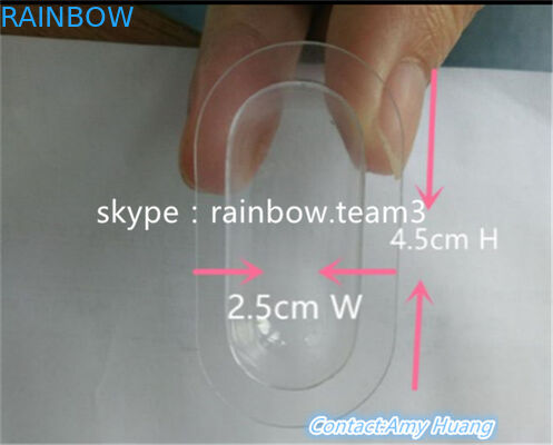 Επαναχρησιμοποιήσιμο μικρό πλαστικό δοχείο για σεξουαλικά χάπια / μπουκάλι σε σχήμα κάψουλας με μεταλλικό στρογγυλό καπάκι