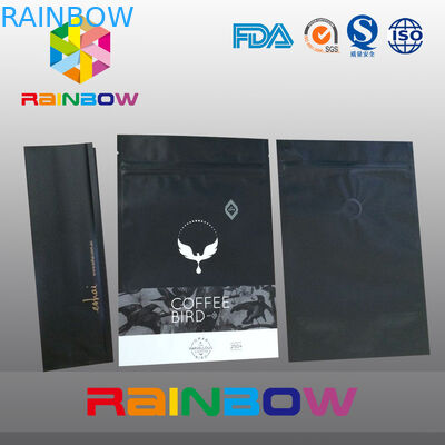 250g οι ματ κατώτατο Gusset τσάντες, στέκονται επάνω τις τσάντες σακουλών για τη συσκευασία καφέ