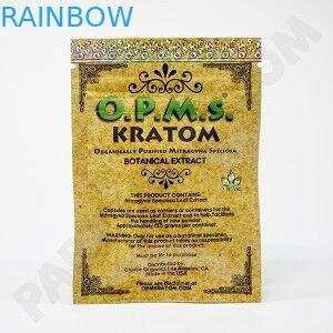 βοτανική ziplock φύλλων αλουμινίου αργιλίου συσκευασίας σακουλών φύλλων αλουμινίου αποσπασμάτων συσκευασία καψών τσαντών