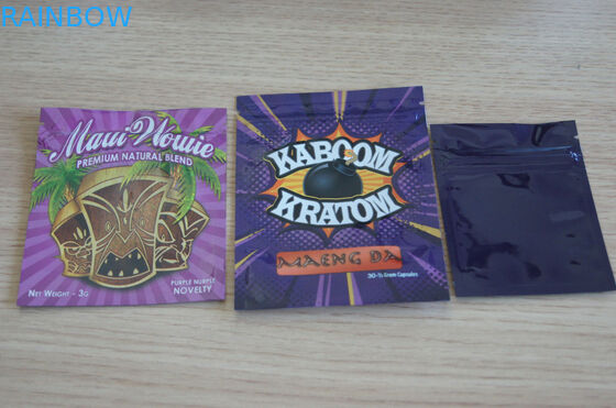 3g Xxx Ziplock σκονών Kratom τσάντα/βοτανική συσκευάζοντας τσάντα θυμιάματος Kratom