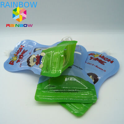 Υγροί σωλήνες τροφίμων Eco οι φιλικοί τοποθετούν σε σάκκο/συσκευάζοντας με τους σωλήνες το σωλήνα και το κουτάλι