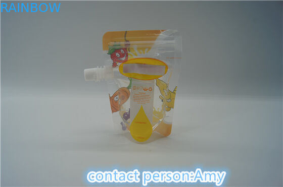 Eco συσκευασίας σακουλών σωλήνων εκτύπωσης κλειδαριών φερμουάρ χυμού FDA φιλικό