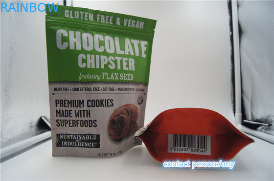 μπισκότο σοκολάτας 2017 νέο σχεδίων προωθητικό που συσκευάζει τη σακούλα τυριών bag/10oz με το φερμουάρ