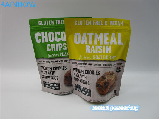 Επί παραγγελία προωθητική Gravure συσκευασίας τσαντών πρόχειρων φαγητών μπισκότων σοκολάτας εκτύπωση