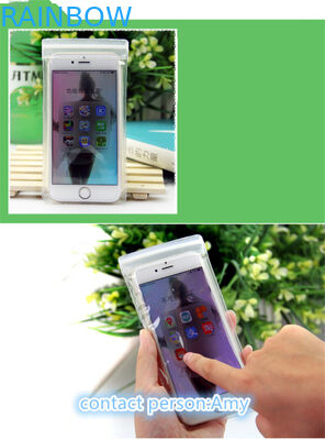 Πλαστικές σακούλες της EVA που συσκευάζουν, παγωμένη τσάντα φερμουάρ ολισθαινόντων ρυθμιστών για το τηλέφωνο κυττάρων