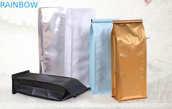 250g τυπωμένες συνήθεια Ziplock φύλλων αλουμινίου αργιλίου συσκευάζοντας ψημένες τσάντες φασολιών καφέ πακέτων σακουλών/Doy