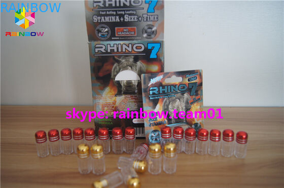 Προσαρμοσμένα μπουκάλια χαπιών σφαιρών πλαστικά, πλαστικά μπουκάλια ιατρικής με το μέταλλο ΚΑΠ