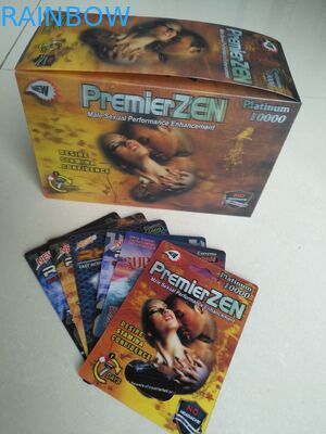 Τα αρσενικά χάπια αυξήσεων καθαρίζουν το συσκευάζοντας έγγραφο φουσκαλών/τα υλικά PP