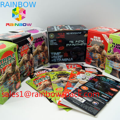 τρισδιάστατη εγγράφου καρτών συσκευάζοντας κάρτα φουσκαλών σφράγισης πακέτων καυτή με το σαφές Ecstasy φύλλων αλουμινίου