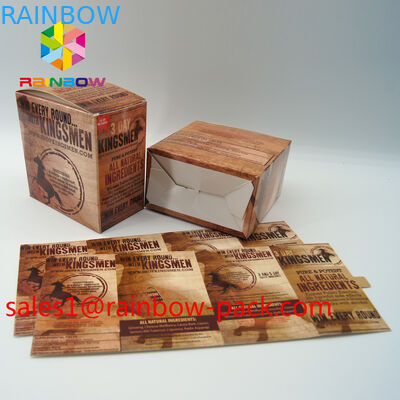 Μαύρα χάπια αυξήσεων φύλων κιβωτίων επίδειξης Mamba που συσκευάζουν το τρισδιάστατο χάπι φύλων επίδρασης καρτών