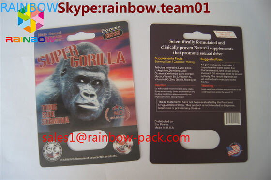 τρισδιάστατη κάρτα FX 25000 εκτύπωσης φακοειδές πλαστικό τρισδιάστατο τρισδιάστατο φύλο ρινοκέρων V7 καρτών τυπωμένο συνήθεια που η τρισδιάστατη κάρτα χαπιών φύλων