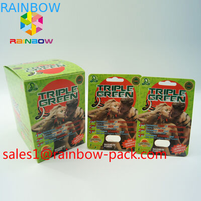 καυτά πώλησης τρισδιάστατα εκτύπωσης τρισδιάστατα cards3d καρτών μαύρα χάπια φύλων mamba που συσκευάζουν τα τρισδιάστατα κιβώτια χαπιών αυξήσεων καρτών χαπιών φύλων καρτών εγγράφου