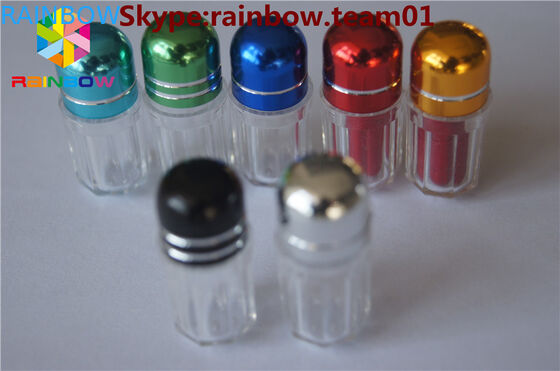 μπουκάλι σεξουαλικών χάπια με το κάλυμμα δαχτυλιδιού/ δοχείο σε σχήμα κάψουλας