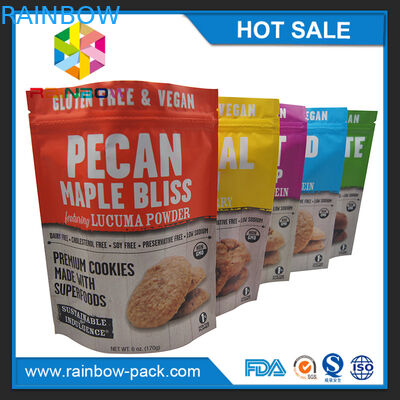 ολόγραμμα συνήθειας που τοποθετεί τα πλαστικά zip-lock τσιπ πατατών σακουλών σε στρώματα που συσκευάζουν τη διαπερατή επιμεταλλωμένη τσάντα bopp ταινία υγρασίας