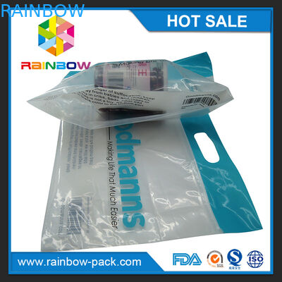 Το προσαρμοσμένο λογότυπο τύπωσε ziplock ολισθαινόντων ρυθμιστών τσαντών απόδειξης μυρωδιάς συνήθειας τσαντών τη συσκευάζοντας τσάντα φρούτων με την τρύπα hange
