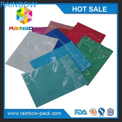 ziplock απόδειξης μυρωδιάς ziplock φύλλων αλουμινίου αλουμινίου το πιάσιμο φύλλων αλουμινίου αργιλίου ιατρικής τσαντών σφράγισε την τσάντα με τη τοπ resealable τσάντα φερμουάρ