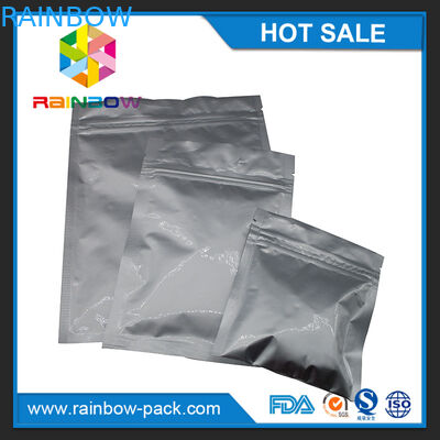Η συνήθεια τύπωσε τοποθετημένη σε στρώματα τη φύλλο αλουμινίου μίνι ziplock mylar τσάντα για τις εμφανείς πλαστικές τσάντες κλειδαριών φερμουάρ πλαστογραφήσεων χαπιών ιατρικής