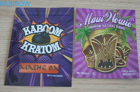 1G 3g 4g 5g τσάντες 10 γραμμαρίων της βοτανικής συσκευασίας θυμιάματος, μικρή Ziplock τσάντα καρυκευμάτων