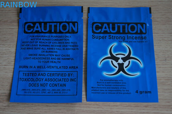 Βοτανικά καρυκεύματα αποσπασμάτων που συσκευάζουν τις τσάντες, βοτανικές πλαστικές τσάντες κλειδαριών φερμουάρ θυμιάματος Klimax