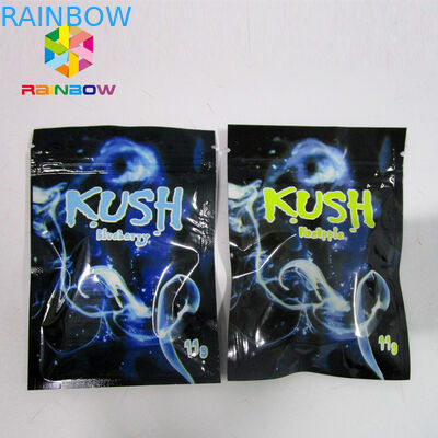 Resealable συσκευασία θυμιάματος καρυκευμάτων βοτανική, ziplock mylar τσάντες μια πλευρά σαφής