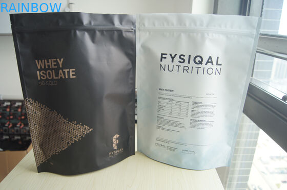 Στάση επάνω στις πρωτεϊνικές τσάντες σκονών ορρού γάλακτος φύλλων αλουμινίου αργιλίου για 480g