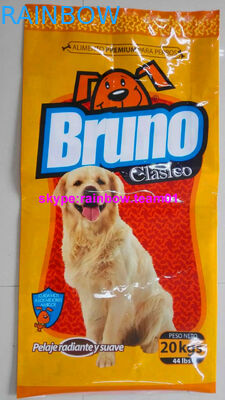 Η σακούλα τροφίμων της Pet γατών συνήθειας συγκολλά Gusset της Pet με θερμότητα τη δευτερεύουσα SGS τσαντών πιστοποίηση