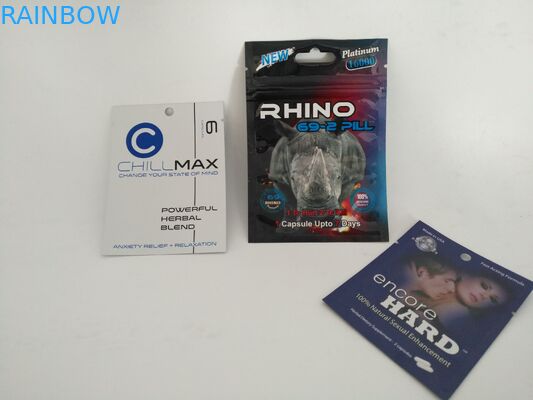 Τοποθετημένη σε στρώματα σακούλα φύλλων αλουμινίου τροφίμων που συσκευάζει Ziplock Encore τις σκληρές ιατρικές τσάντες χαπιών