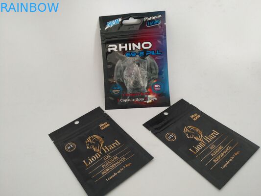 3 δευτερεύουσες σφραγίδων εγκοπές δακρυ'ων τσαντών σακουλών χαπιών συσκευάζοντας για τη σκληρή σκόνη καψών Encore