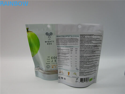 Η στάση προσάρμοσε επάνω τις τσάντες Canabis με το σαφές παράθυρο/τη Gummy εγκοπή δακρυ'ων σακουλιών φερμουάρ