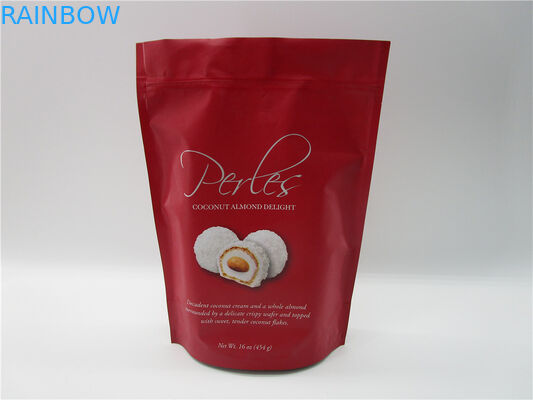 Η συνήθεια τύπωσε την επαναχρησιμοποιήσιμη μόνιμη Ziplock συσκευασία τσαντών φύλλων αλουμινίου τσιπ μπισκότων τσαντών