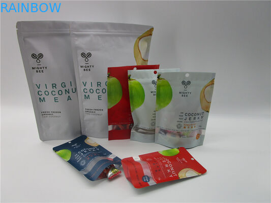 Η συνήθεια τύπωσε την επαναχρησιμοποιήσιμη μόνιμη Ziplock συσκευασία τσαντών φύλλων αλουμινίου τσιπ μπισκότων τσαντών