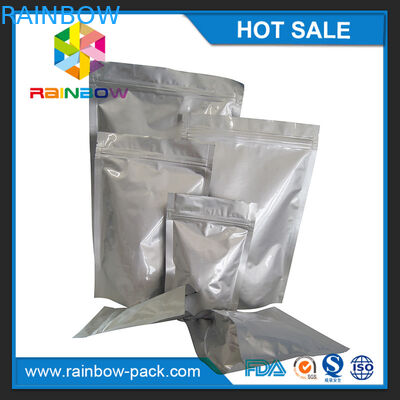 Ταξινομημένη συνήθεια στάση φύλλων αλουμινίου αργιλίου επάνω ziplock στην τσάντα για την αποθήκευση πρόχειρων φαγητών τροφίμων