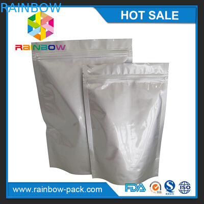 Ταξινομημένη συνήθεια στάση φύλλων αλουμινίου αργιλίου επάνω ziplock στην τσάντα για την αποθήκευση πρόχειρων φαγητών τροφίμων